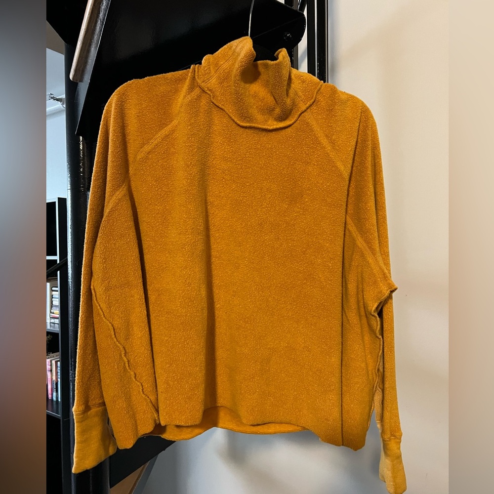 Mustard freepeople turtleneck